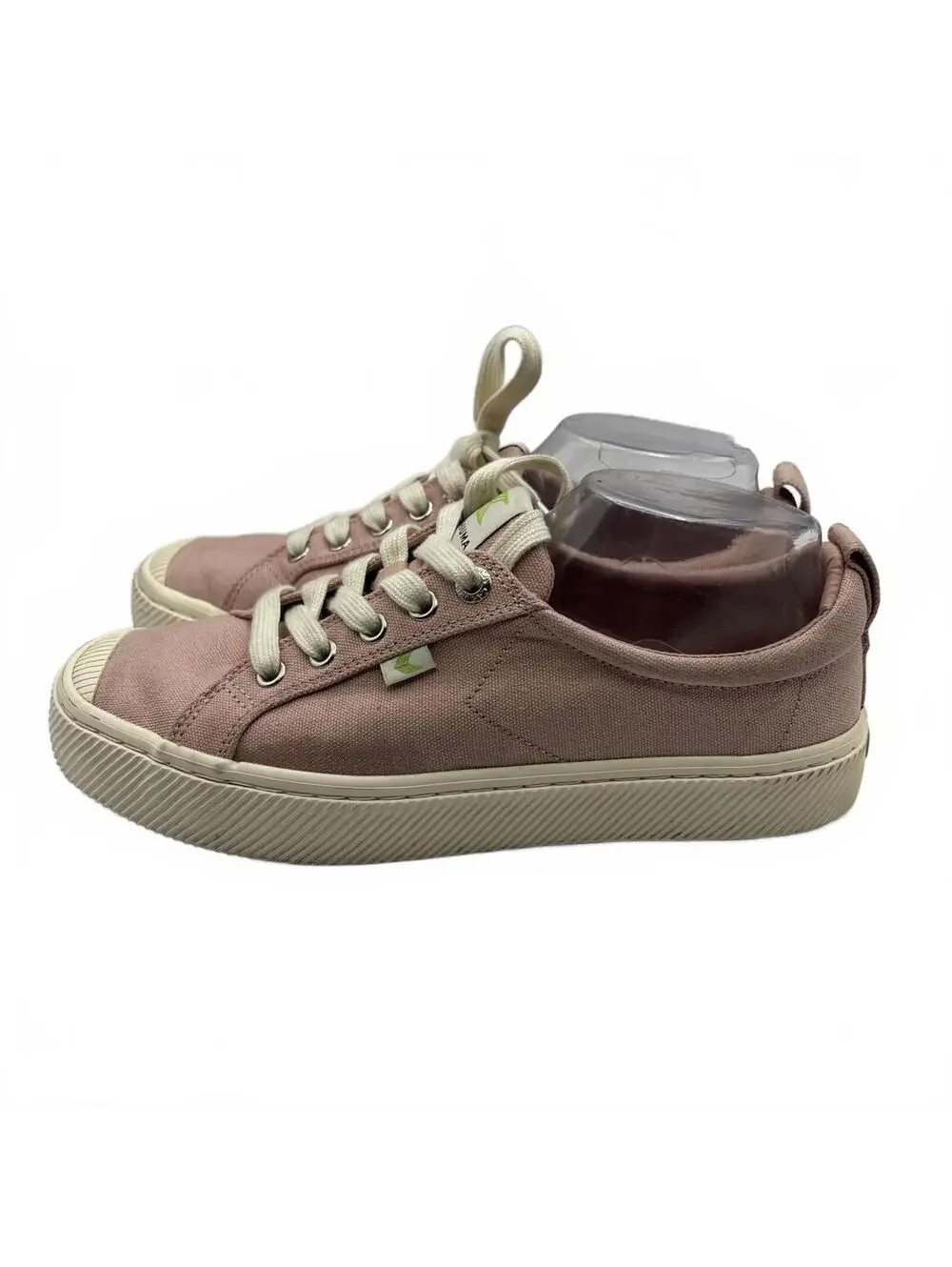 Cariuma Shoes Womens 8.5  Mens 7 Casual Low Sneakers JS-1022 Pink Canvas Unisex